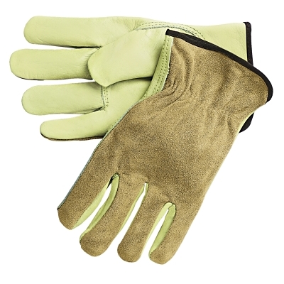 MEDIUM REG.GRADE DRIVERSGLOVE W/SPLIT LEAT. BACK